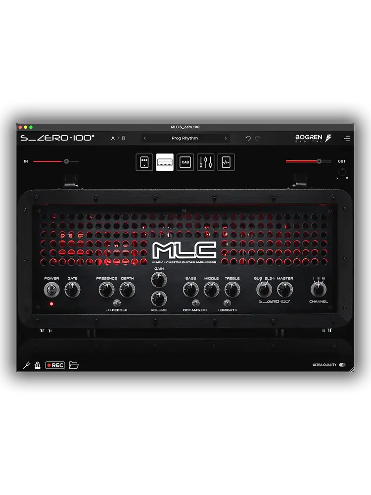 Bogren Digital Ampknob S_Zero 100 for Mac 1.0.391 破解版 单旋钮电子管吉他放大器插件